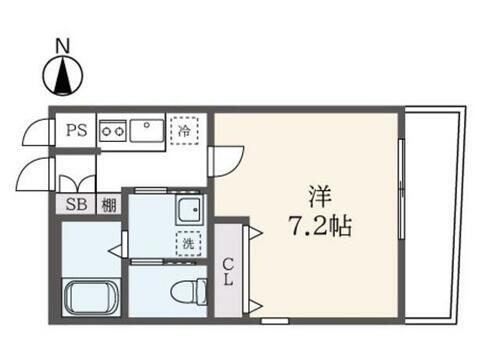 神奈川県横浜市神奈川区二ツ谷町 東神奈川駅 1K マンション 賃貸物件詳細