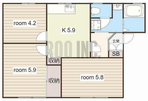 兵庫県姫路市飾磨区英賀東町１丁目 西飾磨駅 3K アパート 賃貸物件詳細