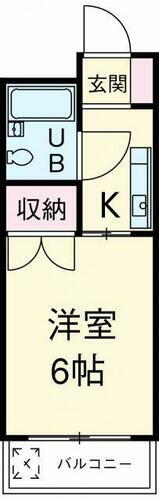 埼玉県さいたま市南区鹿手袋６丁目 武蔵浦和駅 1K マンション 賃貸物件詳細