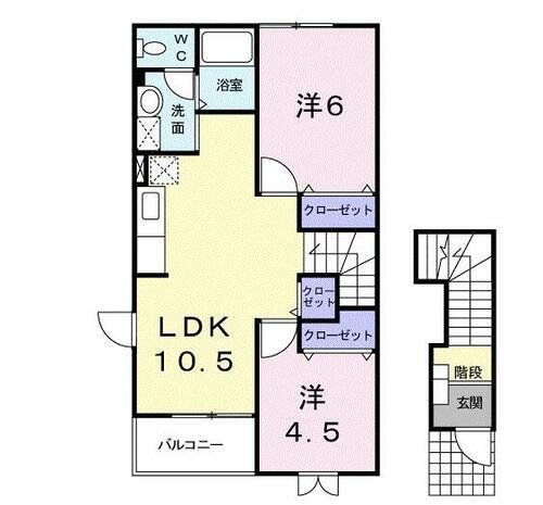 静岡県焼津市大村新田 焼津駅 2LDK アパート 賃貸物件詳細