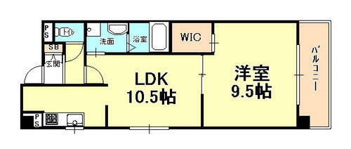 カサデフェリス 4階 1LDK 賃貸物件詳細