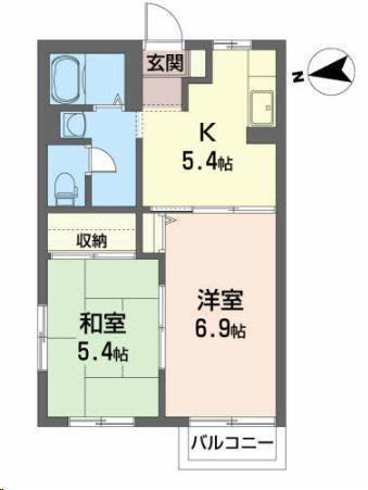 岩手県花巻市諏訪町１丁目 花巻駅 2K アパート 賃貸物件詳細