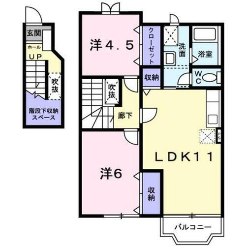 新潟県五泉市五泉 五泉駅 2LDK アパート 賃貸物件詳細