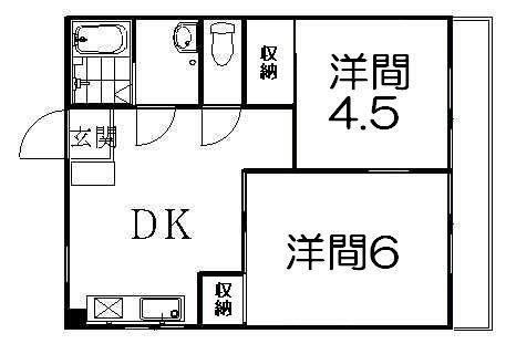 静岡県焼津市八楠４丁目 焼津駅 2DK アパート 賃貸物件詳細