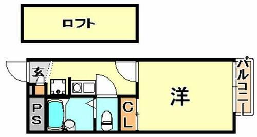 兵庫県神戸市灘区新在家南町５丁目 大石駅 1K アパート 賃貸物件詳細