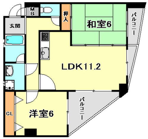 兵庫県神戸市兵庫区東山町２丁目 湊川公園駅 2LDK マンション 賃貸物件詳細