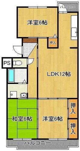 プレジデントタカヤ３ 4階 3LDK 賃貸物件詳細