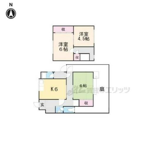 京都府京都市山科区四ノ宮岩久保町 四宮駅 3DK 一戸建て 賃貸物件詳細