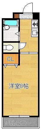 福岡県北九州市八幡東区前田１丁目 八幡駅 1K マンション 賃貸物件詳細