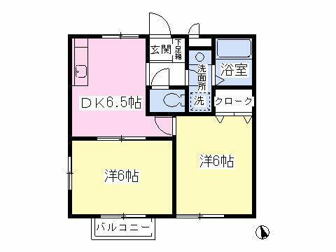 東京都八王子市清川町 西八王子駅 2DK アパート 賃貸物件詳細
