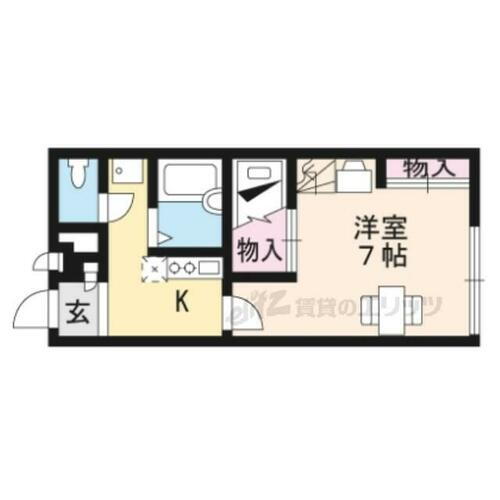 滋賀県大津市和邇今宿 和邇駅 1K アパート 賃貸物件詳細