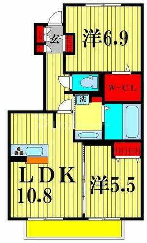 サンヒルズヴィラカインドネス　Ｉ 1階 2LDK 賃貸物件詳細