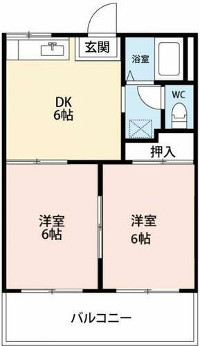 愛知県岡崎市若松東２丁目 岡崎駅 2DK アパート 賃貸物件詳細