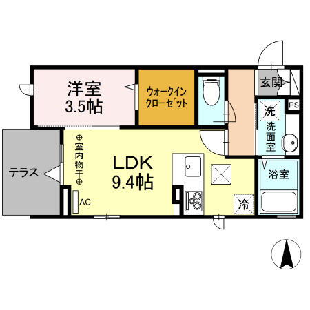 東京都立川市柏町２丁目 砂川七番駅 1LDK アパート 賃貸物件詳細