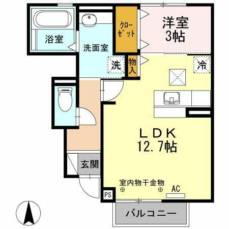 静岡県富士宮市東阿幸地 富士宮駅 1LDK アパート 賃貸物件詳細