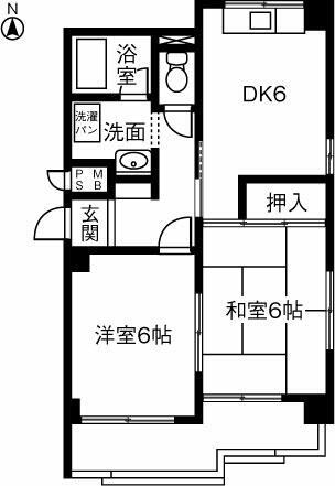 愛知県春日井市中野町１丁目 味美駅 2DK マンション 賃貸物件詳細