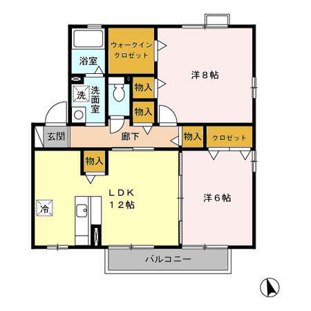 愛知県岡崎市松橋町１丁目 東岡崎駅 2LDK アパート 賃貸物件詳細