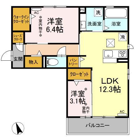 愛知県一宮市木曽川町内割田字南出 賃貸アパート