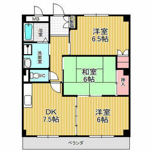パークガーデン神ノ倉Ⅱ 3階 3DK 賃貸物件詳細