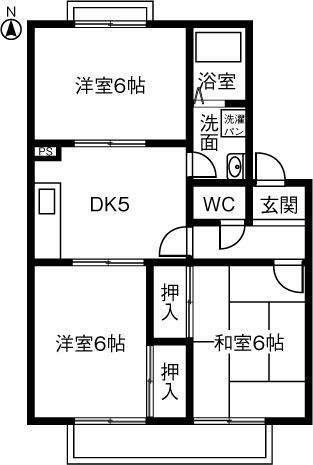 メゾンドフォーレ三番館 1階 3DK 賃貸物件詳細