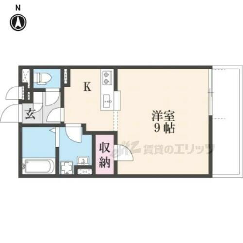 奈良県大和郡山市九条町 九条駅 1K アパート 賃貸物件詳細