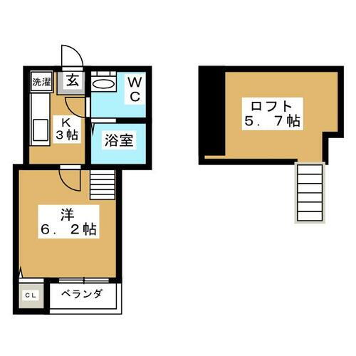 アーバンハイツ北仙台 2階 1K 賃貸物件詳細