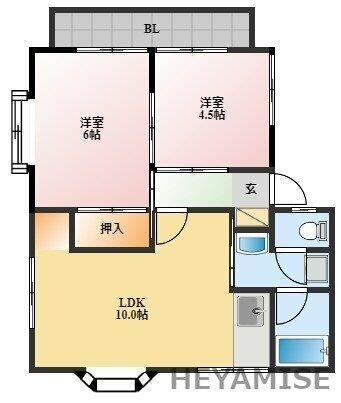 長崎県西彼杵郡時津町元村郷 道ノ尾駅 2LDK アパート 賃貸物件詳細