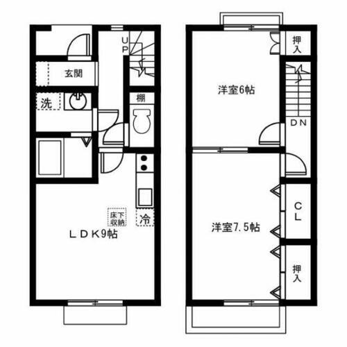 愛知県清須市東須ケ口 須ケ口駅 2LDK 一戸建て 賃貸物件詳細