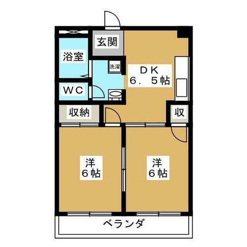アーバンマンション 2階 2DK 賃貸物件詳細