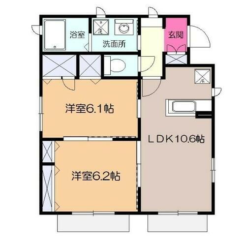 神奈川県平塚市中原３丁目 平塚駅 2LDK 一戸建て 賃貸物件詳細