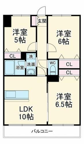 ステップⅩ 3階 3LDK 賃貸物件詳細