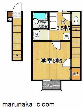 東京都町田市広袴町 鶴川駅 1K アパート 賃貸物件詳細