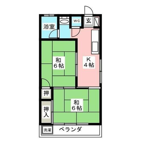 東京都葛飾区細田４丁目 京成高砂駅 2K アパート 賃貸物件詳細