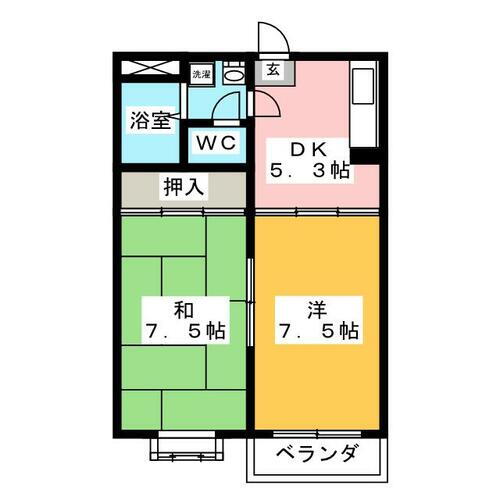 埼玉県所沢市有楽町 航空公園駅 2DK アパート 賃貸物件詳細