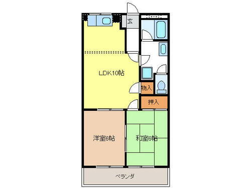 岐阜県岐阜市島田２丁目 2LDK マンション 賃貸物件詳細