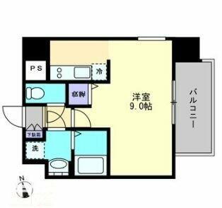 Ｓ－ＦＯＲＴ高松中野町 4階 1K 賃貸物件詳細