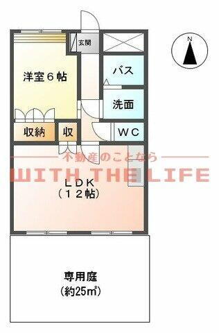 グリーンラティール 1階 1LDK 賃貸物件詳細