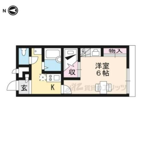 奈良県奈良市古市町 近鉄奈良駅 1K アパート 賃貸物件詳細