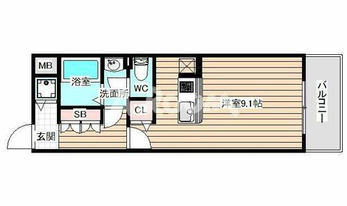 アドバンス西梅田 6階 ワンルーム 賃貸物件詳細