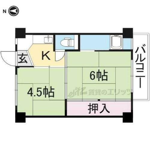 滋賀県長浜市加田町 田村駅 2K マンション 賃貸物件詳細