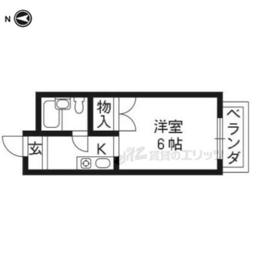 京都府京都市左京区下鴨貴船町 北大路駅 1K マンション 賃貸物件詳細