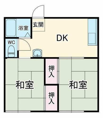 神奈川県藤沢市羽鳥３丁目 辻堂駅 2DK アパート 賃貸物件詳細