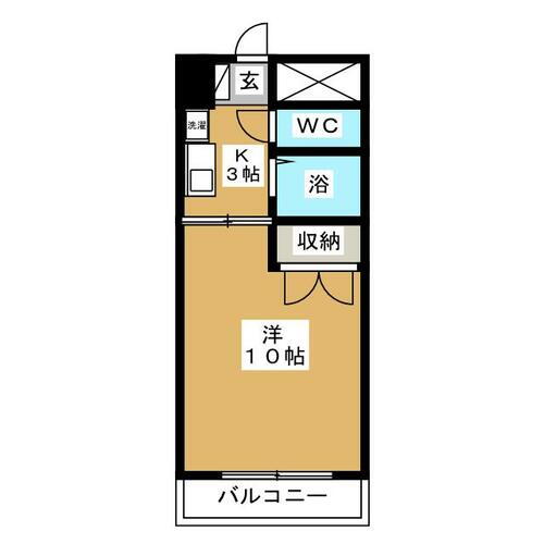 長野県長野市中御所１丁目 長野駅 1K マンション 賃貸物件詳細