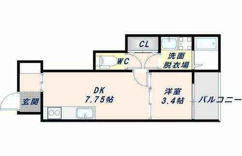 エフスタイル東大阪・近江堂 1階 1LDK 賃貸物件詳細