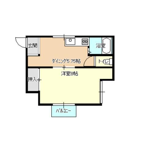 岩手県盛岡市高松２丁目 青山駅 1K アパート 賃貸物件詳細