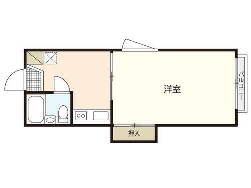 広島県広島市東区牛田本町５丁目 白島駅 1K アパート 賃貸物件詳細