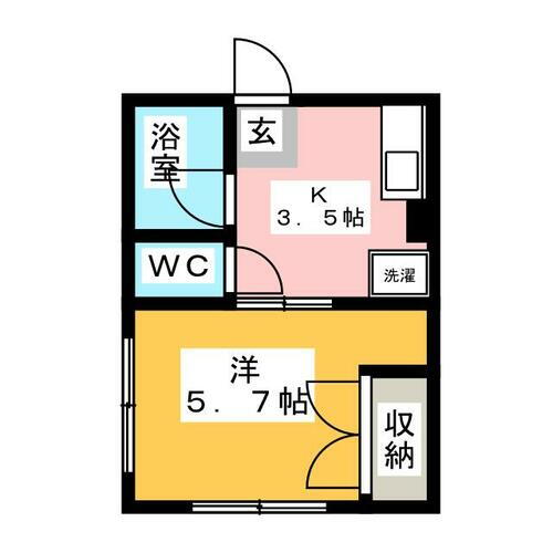 千葉県船橋市前原東５丁目 津田沼駅 1K アパート 賃貸物件詳細