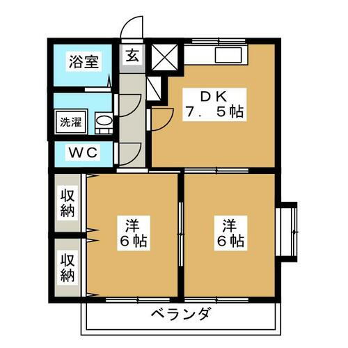 長野県長野市稲里町中央２丁目 川中島駅 2DK マンション 賃貸物件詳細