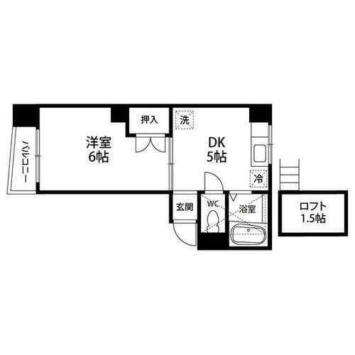 宮城県仙台市宮城野区小田原２丁目 榴ケ岡駅 1DK マンション 賃貸物件詳細