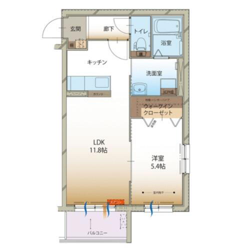 富山県富山市秋吉新町 大泉駅 1LDK マンション 賃貸物件詳細